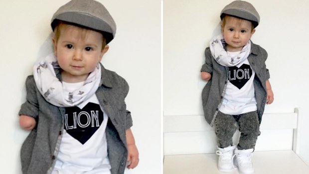 One-year-old Oakley Lynch shares his style on Instagram. (Instagram)