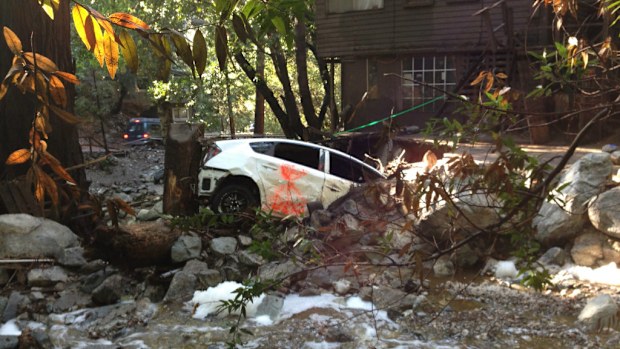 Flash floods in California have caused a huge amount of damage to local communities. (AAP)