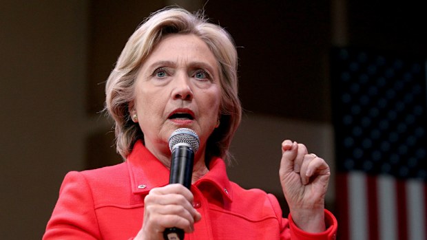 Presidential hopeful Hillary Clinton. (AAP)