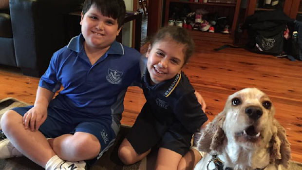 Gio and Kitty with Sadie