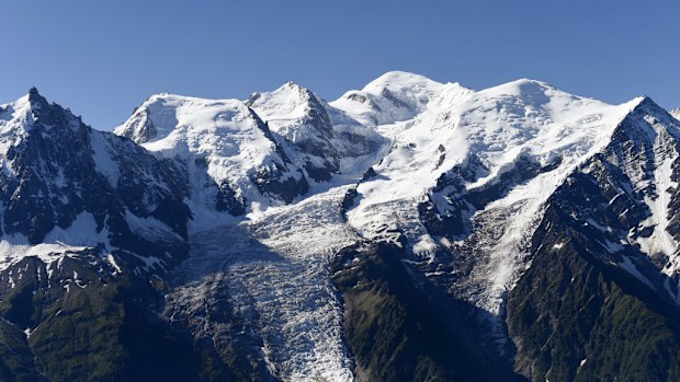 Five people have died during a climb on Mont Blanc in France and a sixth is missing. (Getty)
