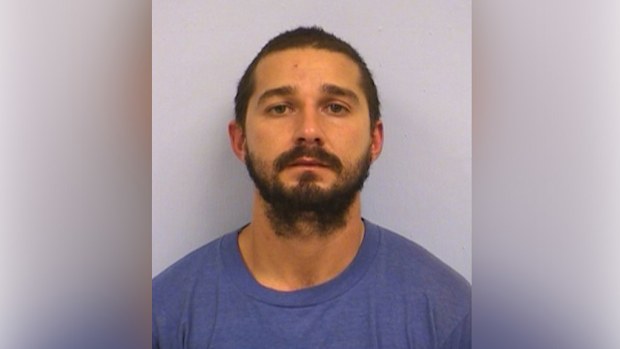 LaBeouf's mugshot. (Supplied)
