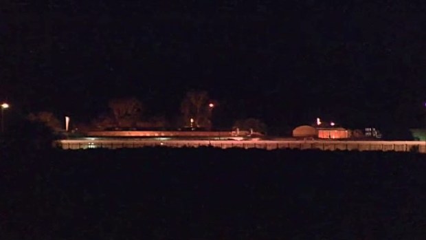 Three people were injured in a fire at Port Augusta Prison. (9NEWS)