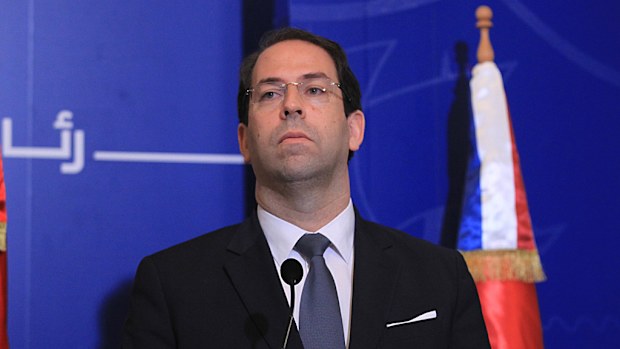 Tunisian Prime Minister Youssef Chahed. (AFP)