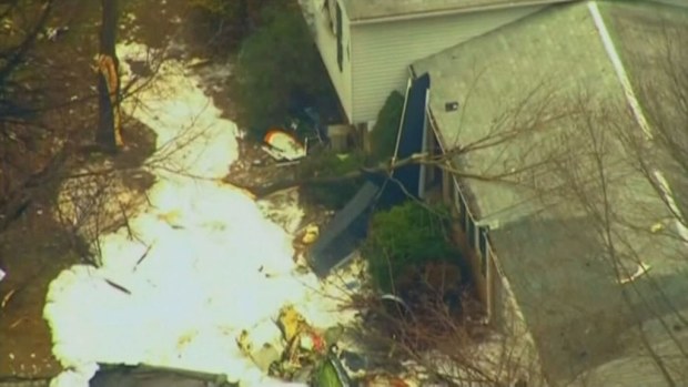 An investigation is underway into what caused the crash in suburban Washintgon. (Picture: Supplied)