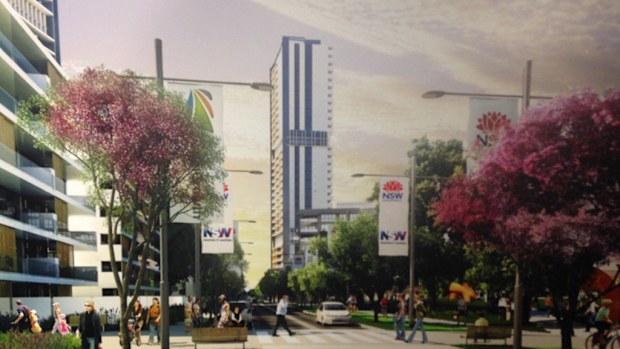 An artist's impression of the Waterloo redevelopment. (Twitter / @cokeefe9)