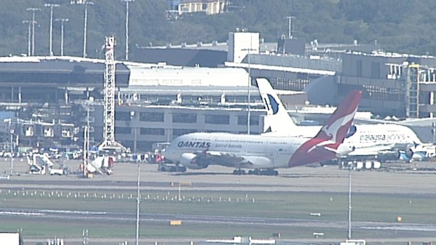 The Qantas A380 has been forced to make an unscheduled stopover. (9NEWS)