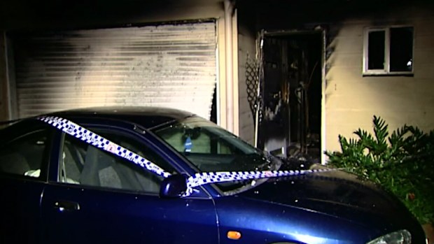 A Kallangur unit has been destroyed by fire. (9NEWS)
