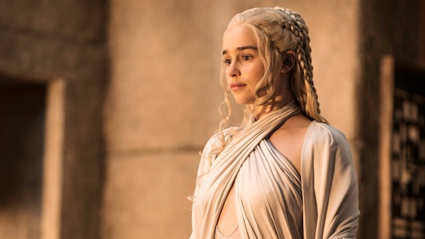 Emilia Clarke as Daenerys Targaryen in the hit television adaptation of the novels. (HBO)