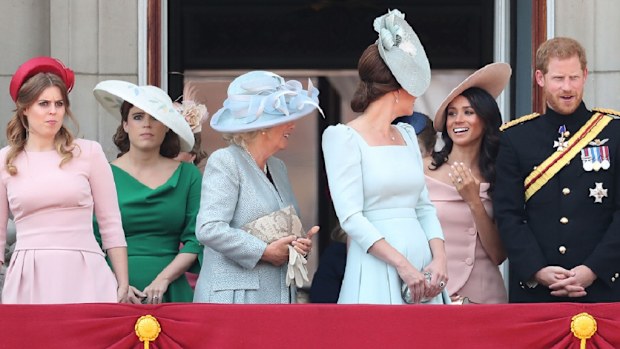 Meghan Markle with royal family