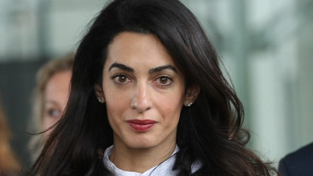 Amal Clooney. (AAP)