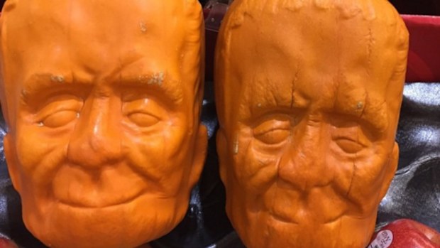 Pumpkins with Frankenstein faces are cropping up on social media. (Instagram)