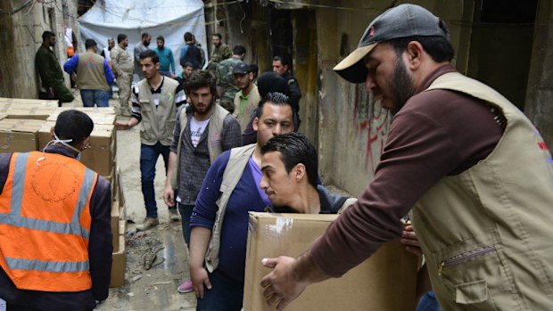 Yarmuk refugee camp has been attacked by ISIL. (AFP)