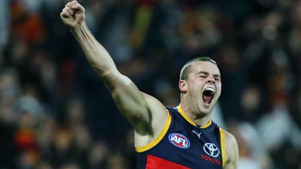 Brad Crouch, 22, has signed a four-year contract with the Adelaide Crows. (AAP)