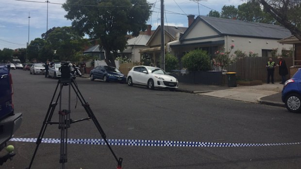 A man's body has been found inside a home occupied by squatters on Bendigo Street, Collingwood. (AAP)