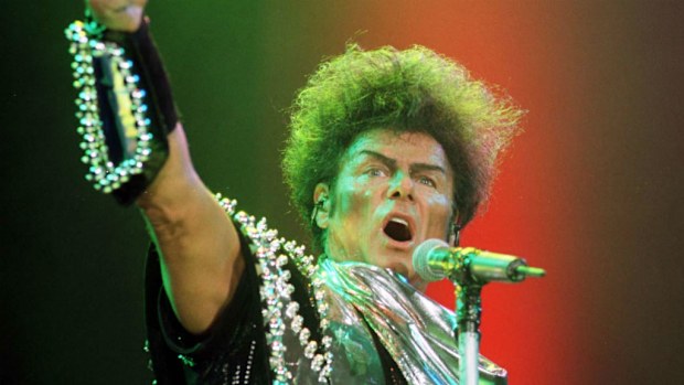Gary Glitter during a stage performance in 1998. (AAP)