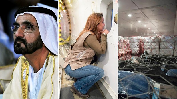 The ruler of Dubai has sent $459,530 in aid to hurricane-ravage Haiti. (AFP/Facebook/HRH Princess Haya Bint Al Hussein)