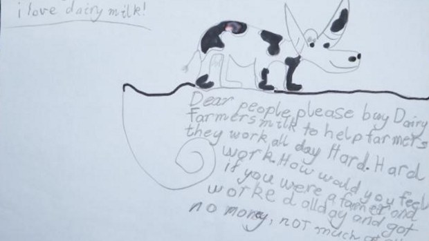 Evie Sanderson's letter.