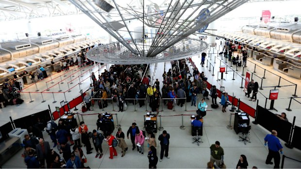 JFK airport, New York. (AAP)