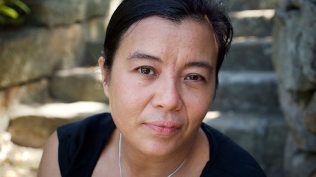 Imogen Yang, 45, is now a board member and active volunteer for Family Drug Support, the same organisation responsible for helping her through her partner's death. (Ehsan Knopf/9NEWS)