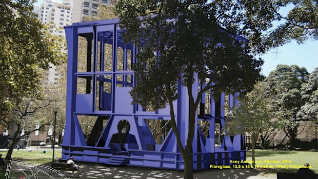 Pavilion, by Hany Armanious, will be situated in Belmore Park.