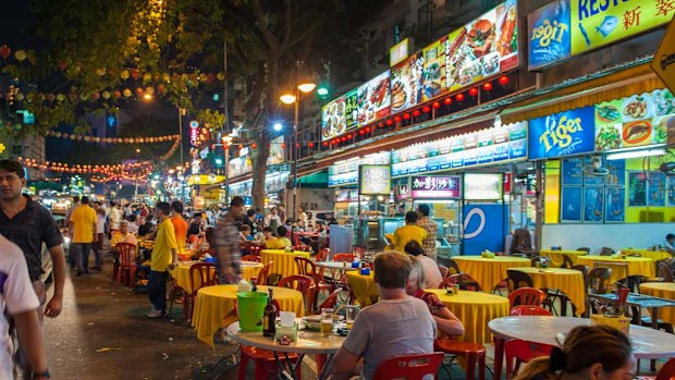The Jalan Alor food market. (Getty Images)