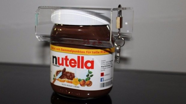 A German man has invented a lock to keep prying hands out of your Nutella. 