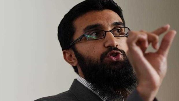  Hizb ut-Tahrir Australia's spokesperson Uthman Badar. (AAP)