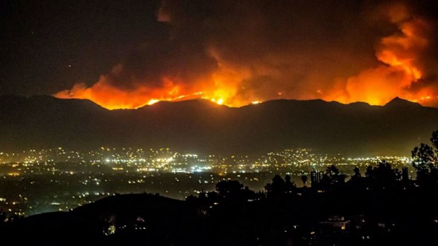 Dubbed ‘Sand Fire’, the wildfire broke out on Friday. (Twitter)