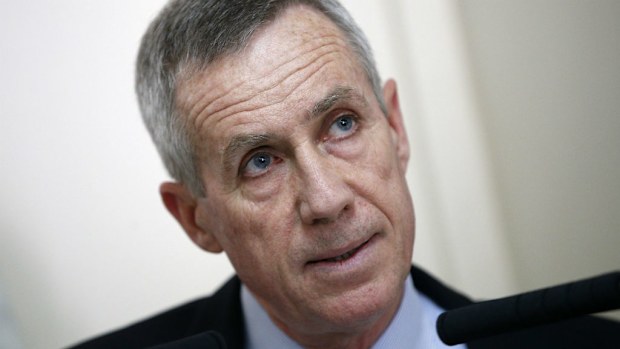 Paris's Chief Prosecutor Francois Molins gives a press conference on terror suspect Sid Ahmed Ghlam. (AAP)