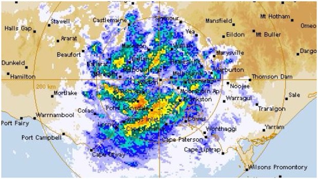 Up to 70mm of rain is possible over the next 24 hours. (BoM)