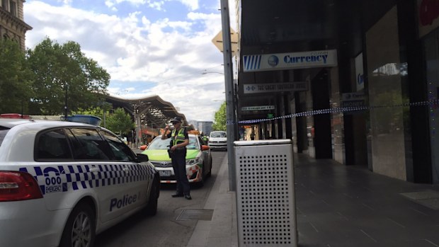 Police have closed Spencer Street in both directions. (Twitter via Sonny Wright)