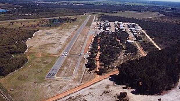 The  Serpentine airfield. (9NEWS)