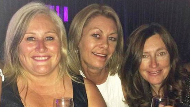 Karen Ristevski and her friends. (9NEWS)