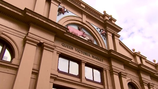 The 137-year-old Queen Victoria Market will be upgraded as part of the next Melbourne budget. (9NEWS)