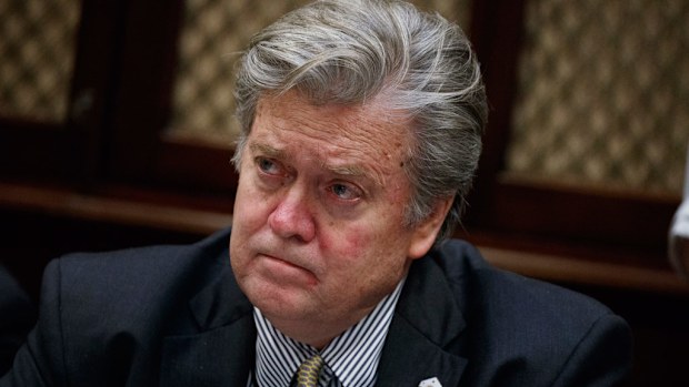 US President Donald Trump has removed chief strategist Steve Bannon from the National Security Council. (AAP)