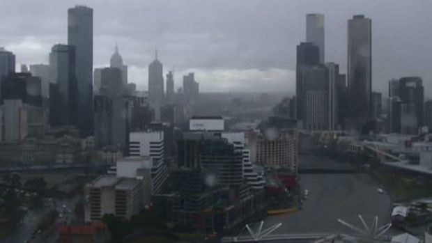 Up to 10mm of rainfall is expected for Melbourne. (9NEWS)