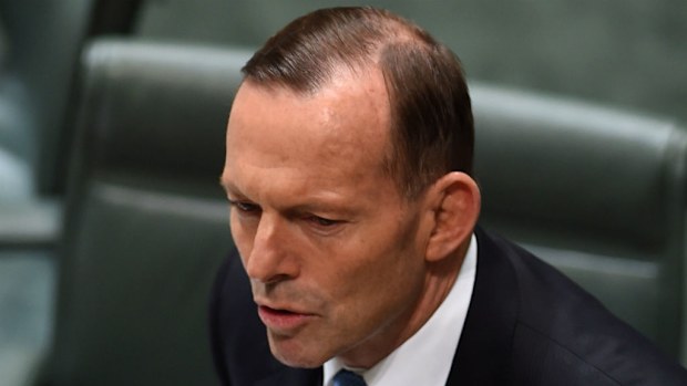 Prime Minister Tony Abbott during question time at Parliament House. (AAP)
