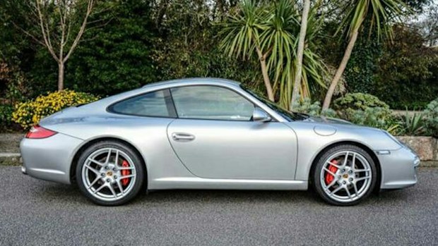 A photo of the 2010 Porsche purpotedly sold by a scorned ex-wife, since revealed to be a hoax. (Revenge Sales/Stirlings)