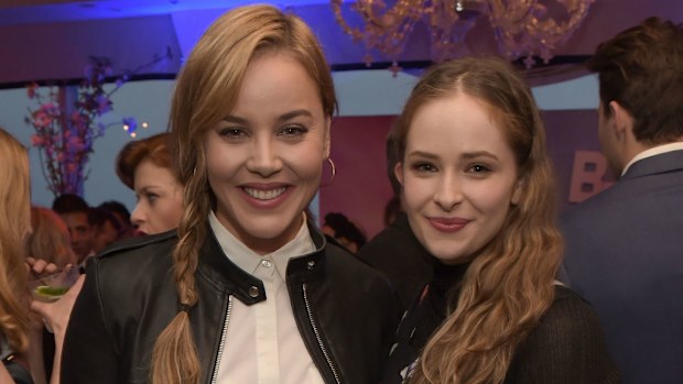 Ashleigh Cummings (right) with judge Abby Cornish at Mr. C Beverly Hills. (AFP)