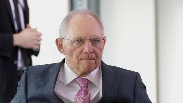 German finance minister Wolfgang Schaeuble. (AAP)