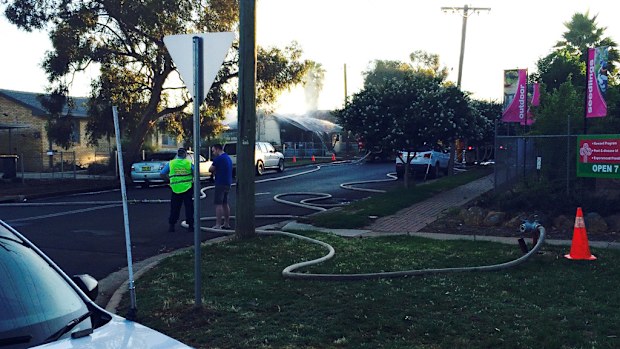 The house was well alight when fire crews first arrived. (TNV News)