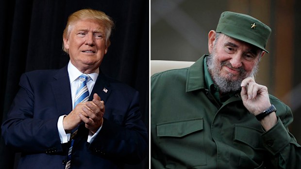 Donald Trump promises to boost freedom and prosperity in Cuba following Fidel Castro's death. (AAP)