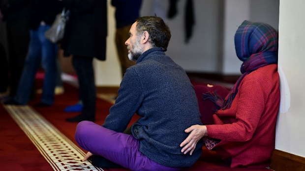 Guests at the Finsbury Park mosque. (Getty Images)