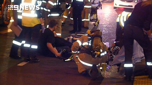 Police have launched an investigation into the "mysterious gas". (9NEWS)