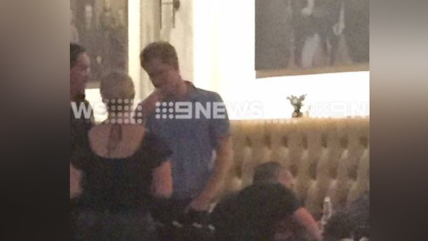 Prince Harry spotted at The Stables Bar in Perth. 