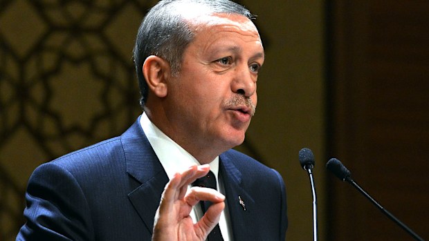 Turkey's President Tayyip Erdogan. (AAP)