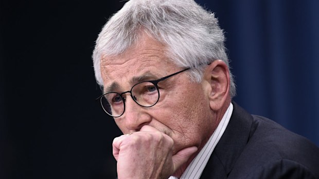 US defence secretary Chuck Hagel is set to resign. (AAP)