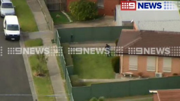 Police are at the scene. (9NEWS)
