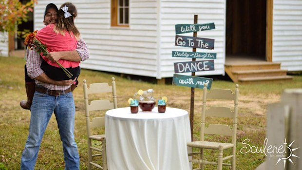Jason Garmon asked his daughter to come with him to a dance. (Facebook)
